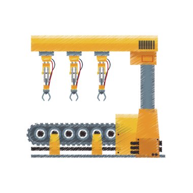Endüstriyel robot simgesi
