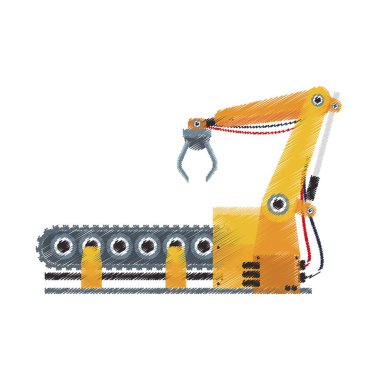 Endüstriyel robot simgesi
