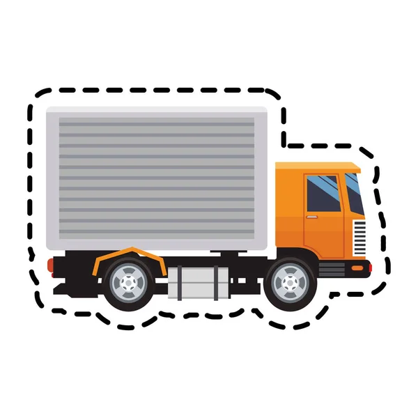 Icono de camión de carga — Vector de stock