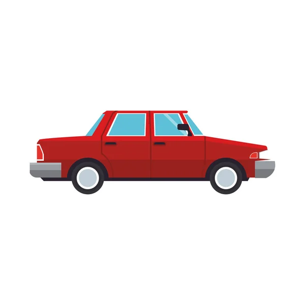 Icône de voiture rouge — Image vectorielle