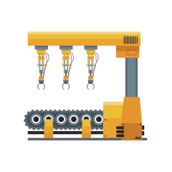 Progettazione di robot industriali — Vettoriale Stock