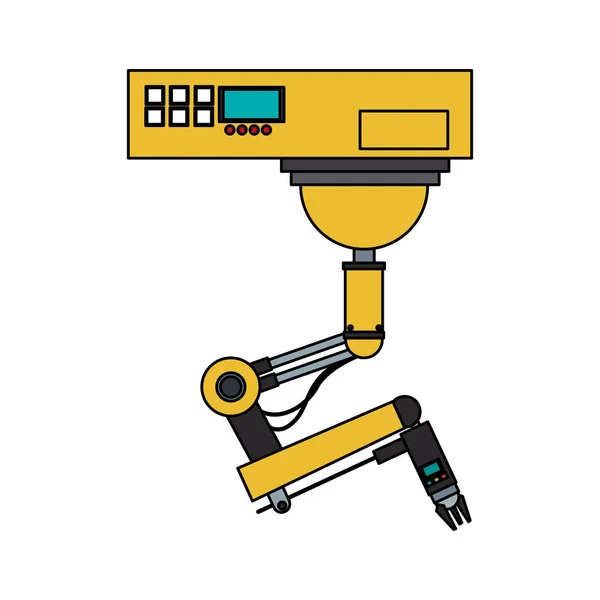 Icono robot industrial — Vector de stock