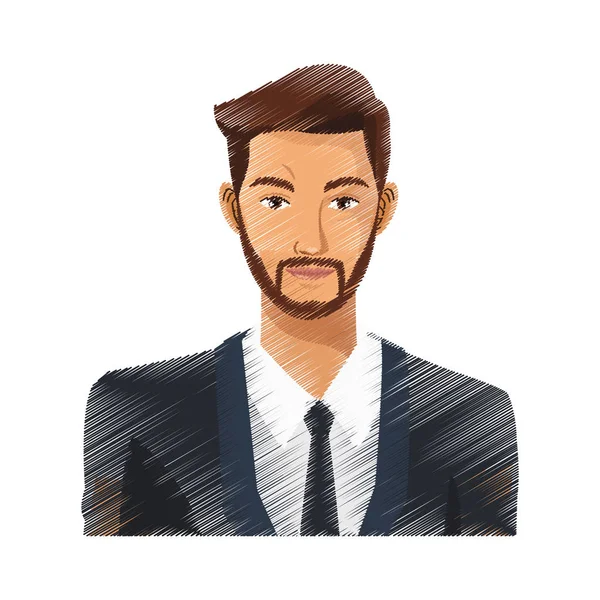 İşadamı çizgi film simgesi