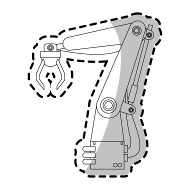 Endüstriyel robot simgesi