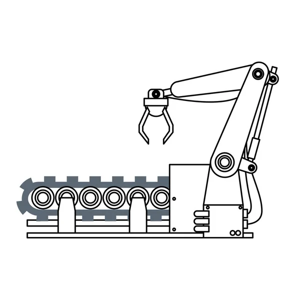 Endüstriyel robot simgesi — Stok Vektör