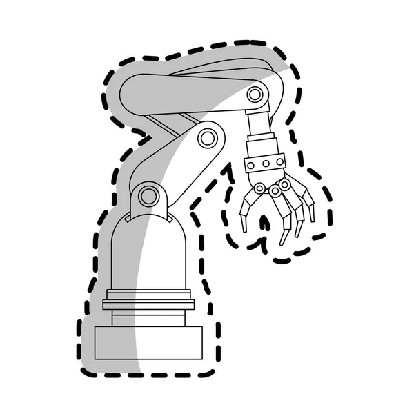 Icône robot industriel — Image vectorielle