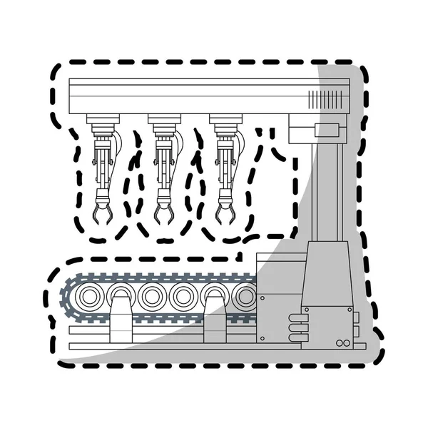 Průmyslových robotů ikona — Stockový vektor