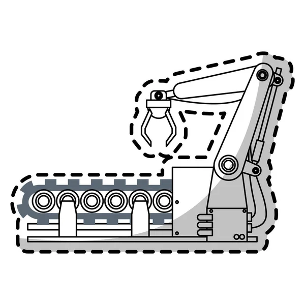 Endüstriyel robot simgesi — Stok Vektör