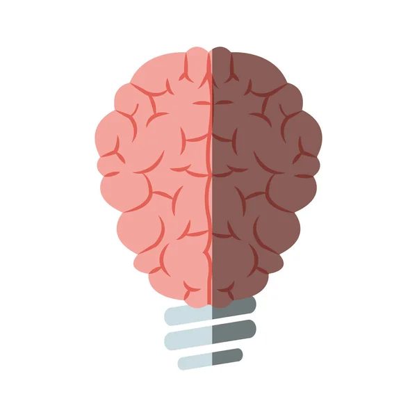 Людський мозок дизайн — стоковий вектор