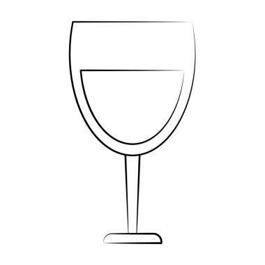 şarap kadehi simgesi