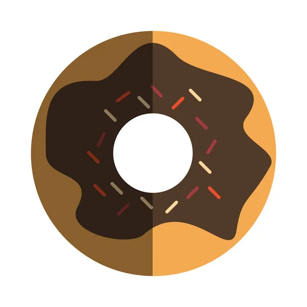 Ícone doce donut — Vetor de Stock