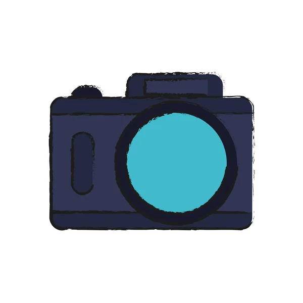 Fotografisk kamera ikon — Stock vektor