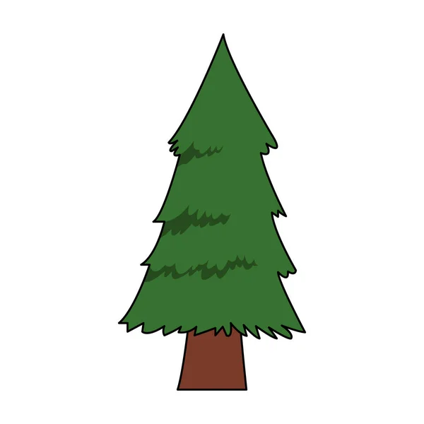 Tall träd ikon — Stock vektor