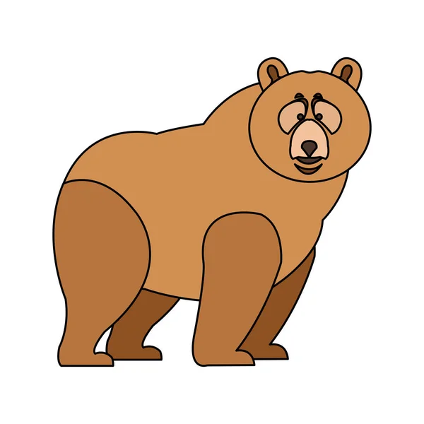 Ícone de desenho animado urso — Vetor de Stock