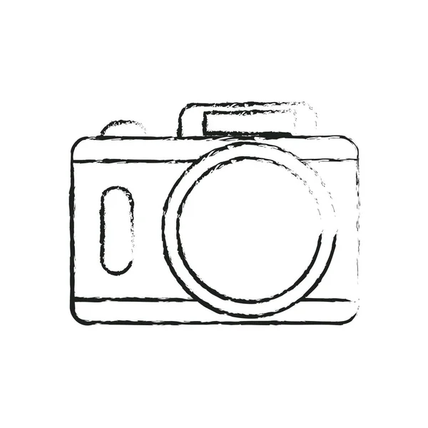 Icône de caméra photographique — Image vectorielle