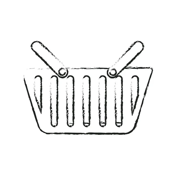 Icono de cesta de compra — Vector de stock