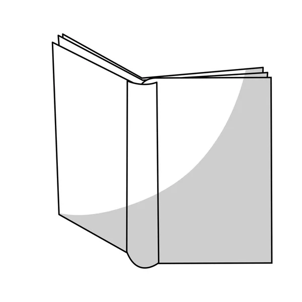 Libro icono imagen — Vector de stock