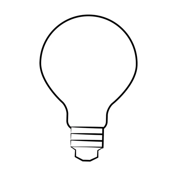 Ícone de luz da lâmpada — Vetor de Stock