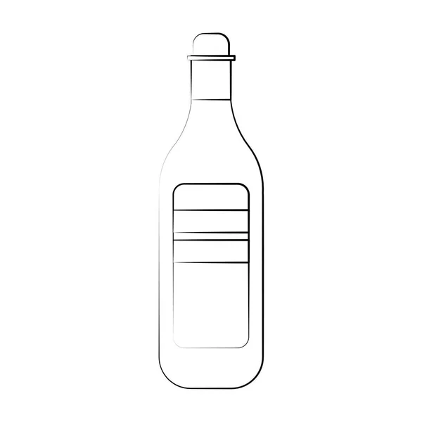 Icono de botella de vino — Archivo Imágenes Vectoriales