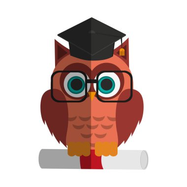 baykuş çizgi film simgesi