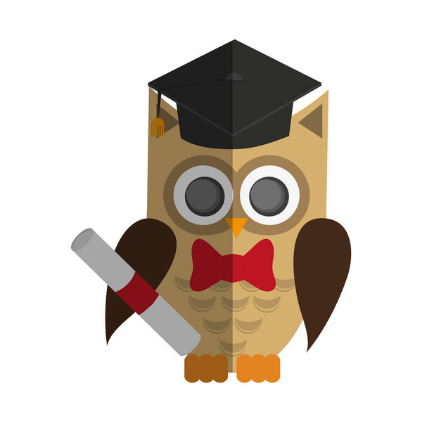 owl cartoon icon