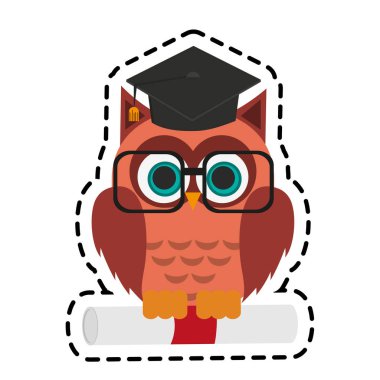 baykuş çizgi film simgesi