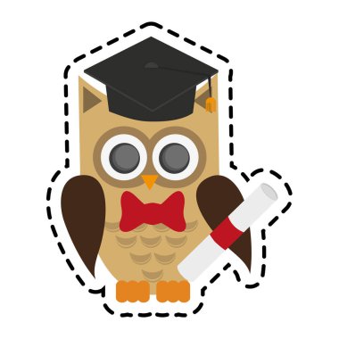 baykuş çizgi film simgesi