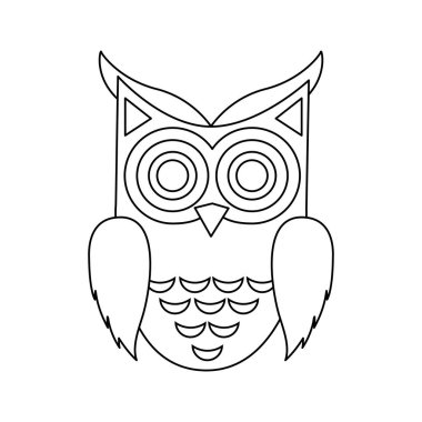 baykuş çizgi film simgesi