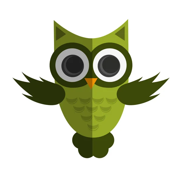 Икона совы — стоковый вектор