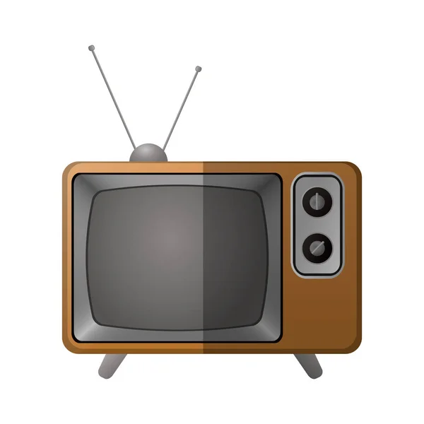 Retro TV-ikonen — Stock vektor