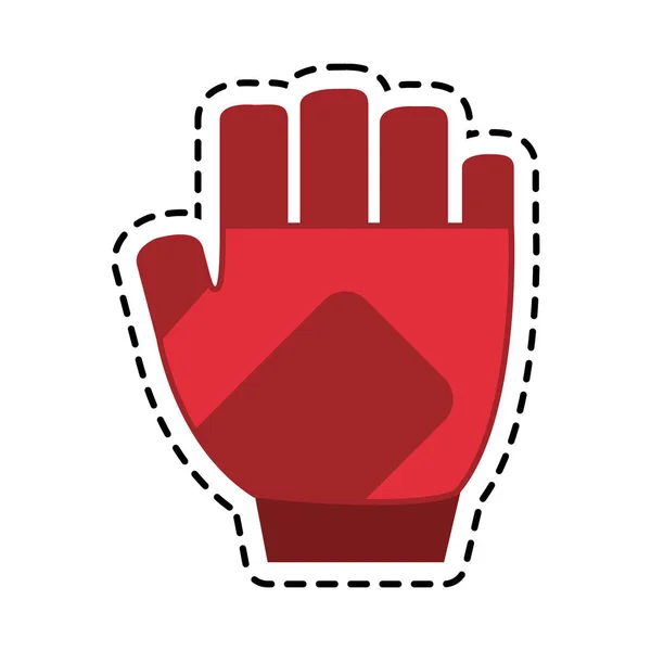 Sport glove icon — Stock Vector