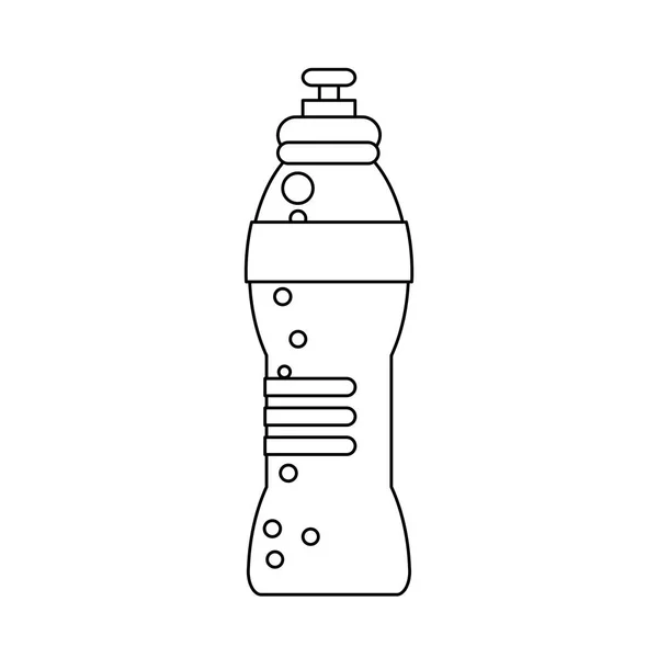 Pictogram waterfles — Stockvector