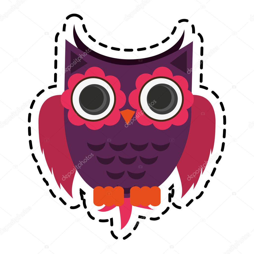 owl cartoon icon