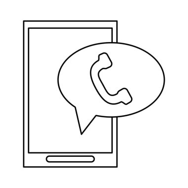 cep telefonu telefon iletişim ince çizgi