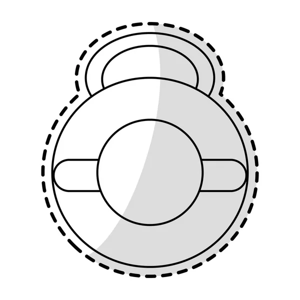 Изображение значка dumbbell — стоковый вектор