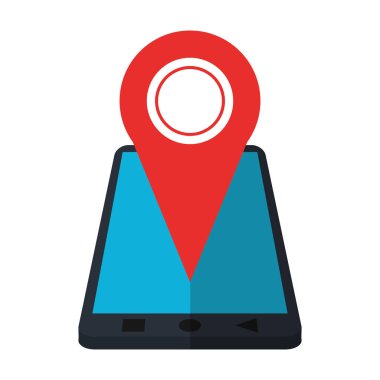 Smartphone konum PIN harita gps