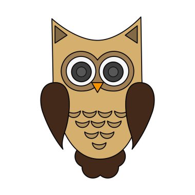 baykuş çizgi film simgesi