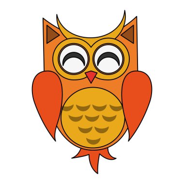 baykuş çizgi film simgesi