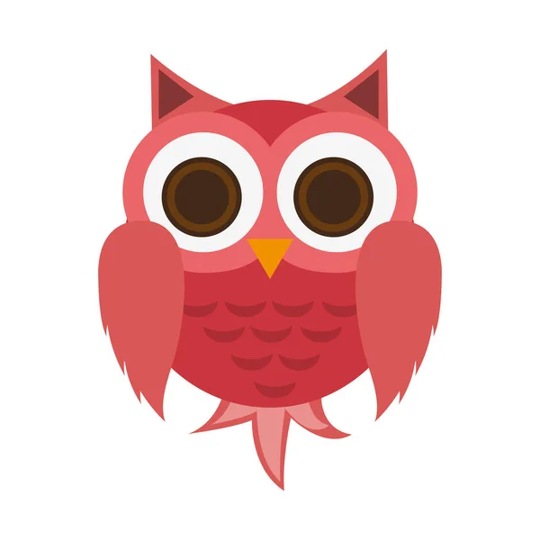 Owl cartoon icon — Stock Vector