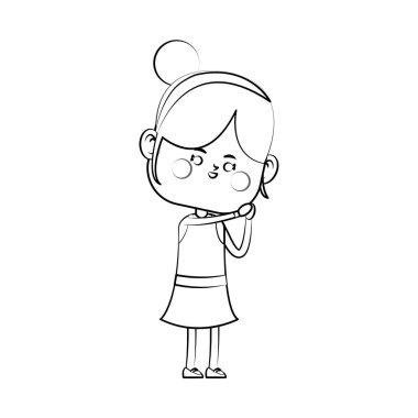 Kawaii kız simgesi