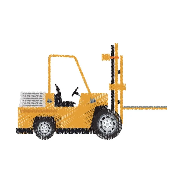 Forklift truck icon — Stock Vector