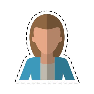 kadın iş Yöneticisi işçi zarif kesme satırını