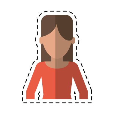 kadın yüzü olmayan rahat kıyafetler çizgi kesim