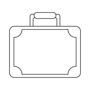 seyahat bavul tarzı modern ekipman ince çizgi