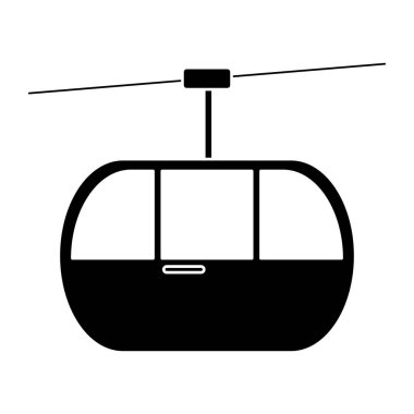 siluet gökyüzü teleferik taşıma dağ