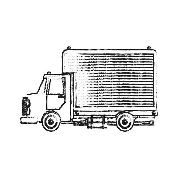 貨物トラック アイコン — ストックベクタ