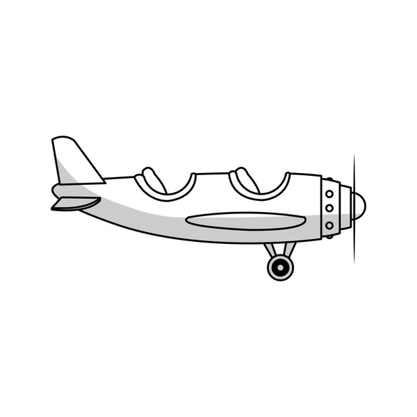 Obrázek ikony letadla — Stockový vektor