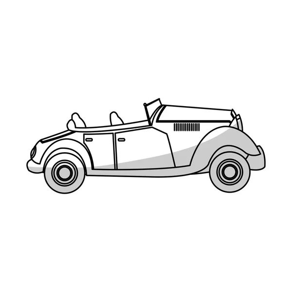 Klasické auto ikona — Stockový vektor