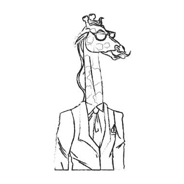 hipsters hayvanlar tasarım