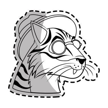 hipsters hayvanlar tasarım